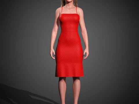 Gwendoline Christie Character 3D Model