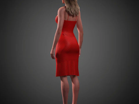 Gwendoline Christie Character 3D Model