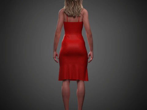 Gwendoline Christie Character 3D Model