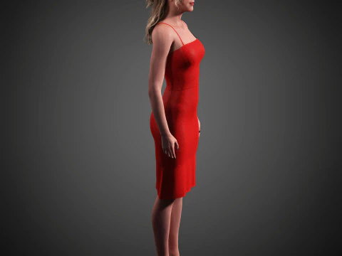 Gwendoline Christie Character 3D Model