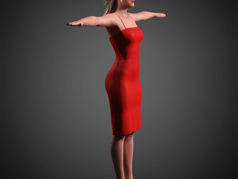 Gwendoline Christie Character Modèle 3D