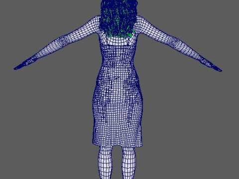 Gwendoline Christie Character Modèle 3D