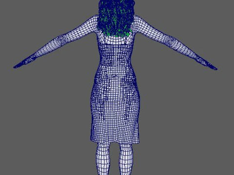 Gwendoline Christie Character 3D Model