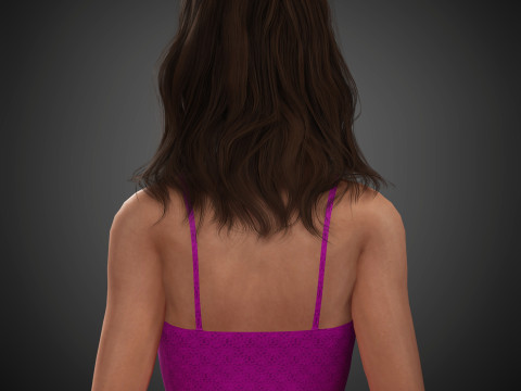 Kathryn Hahn Character Model 3D