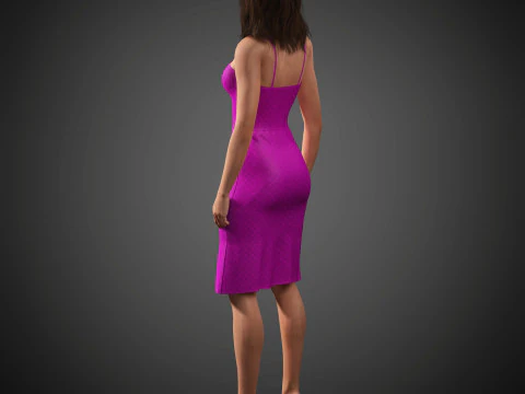 Kathryn Hahn Character 3D Model