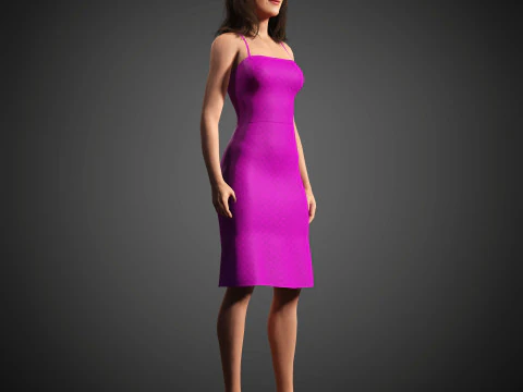 Kathryn Hahn Character 3D Model