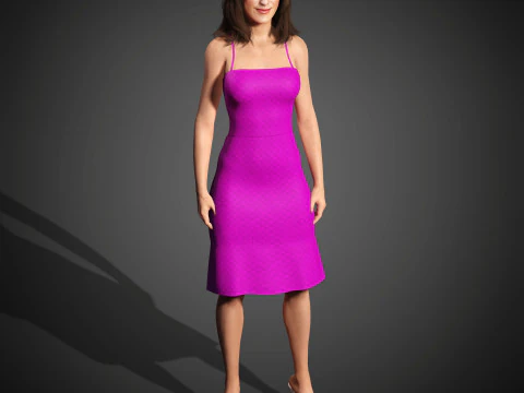 Kathryn Hahn Character 3D Model