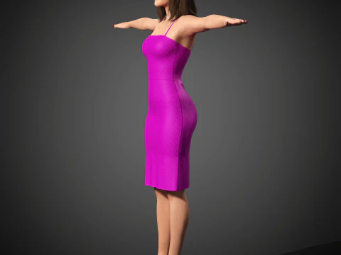 Kathryn Hahn Character 3D Model