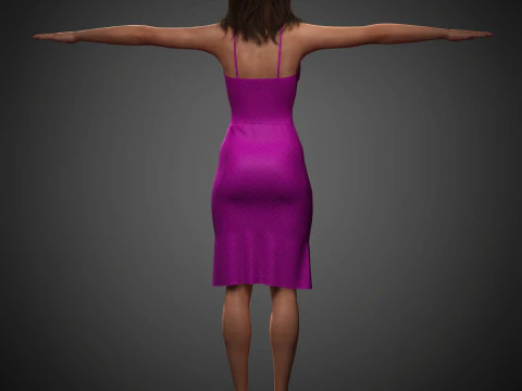 Kathryn Hahn Character 3D Model