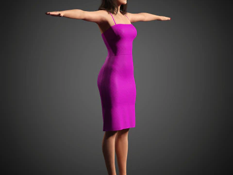 Kathryn Hahn Character 3D Model