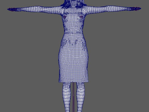 Kathryn Hahn Character Model 3D