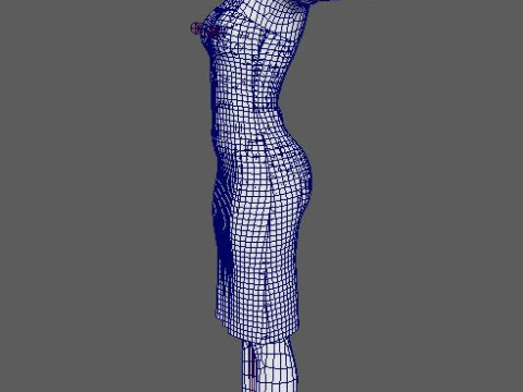 Kathryn Hahn Character 3D Model