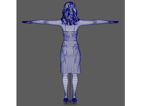 Kathryn Hahn Character Model 3D