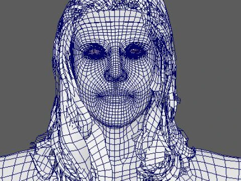 Aubrey Plaza Character 3D Model