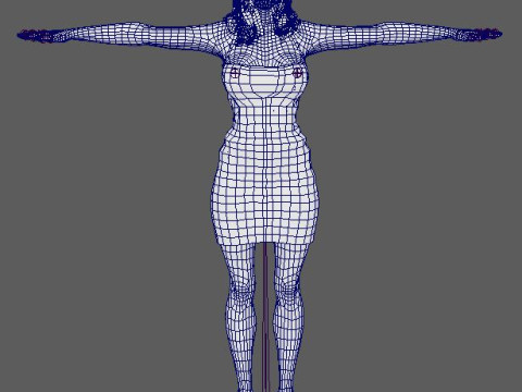 Aubrey Plaza Character 3D-Modell