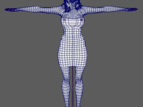 Aubrey Plaza Character 3D Model
