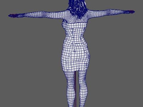 Aubrey Plaza Character 3D-Modell