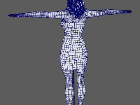 Aubrey Plaza Character 3D Model