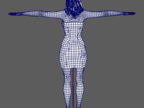 Aubrey Plaza Character 3D-Modell