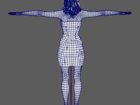 Aubrey Plaza Character 3D Model