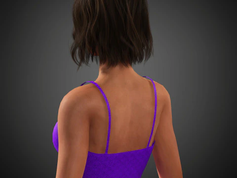 Dafne Keen Character 3D Model