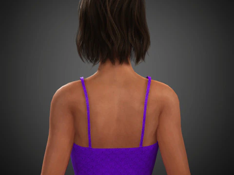 Dafne Keen Character 3D Model