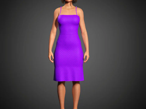 Dafne Keen Character 3D Model
