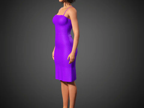 Dafne Keen Character 3D Model