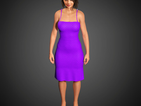 Dafne Keen Character 3D मॉडल