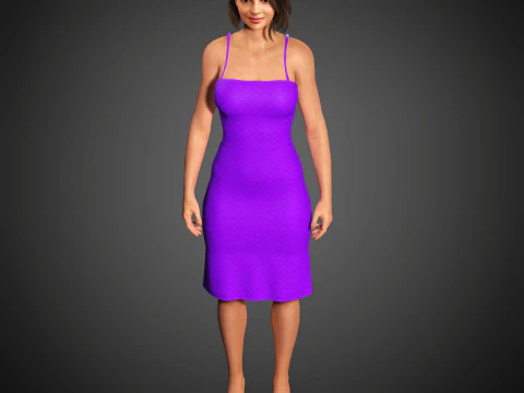 Dafne Keen Character 3D Model