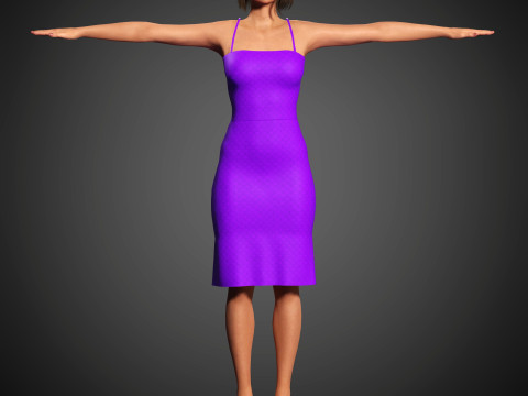 Dafne Keen Character 3D मॉडल