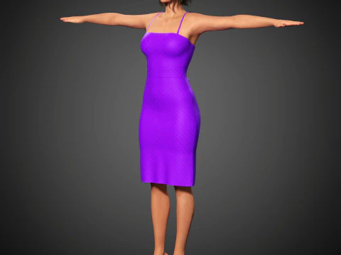 Dafne Keen Character 3D Model
