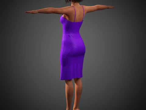 Dafne Keen Character 3D Model