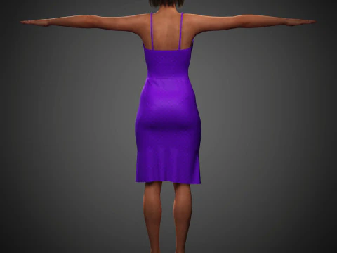 Dafne Keen Character 3D Model