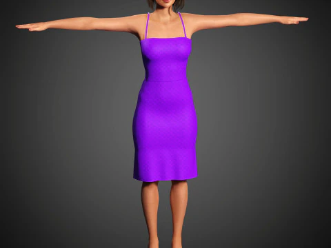 Dafne Keen Character 3D Model