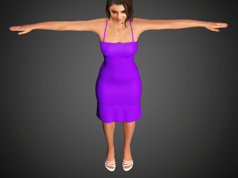 Dafne Keen Character 3D मॉडल