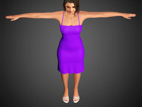 Dafne Keen Character 3D Model
