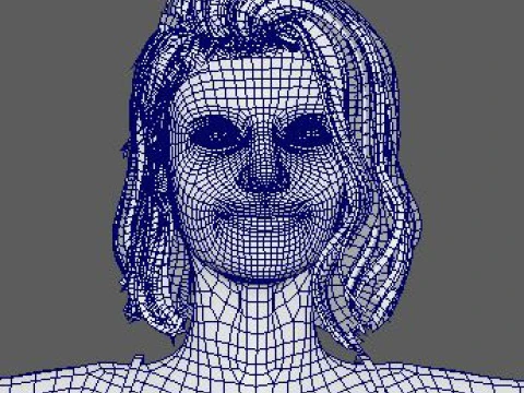 Dafne Keen Character 3D Model