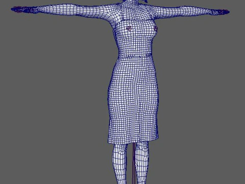Dafne Keen Character 3D Model