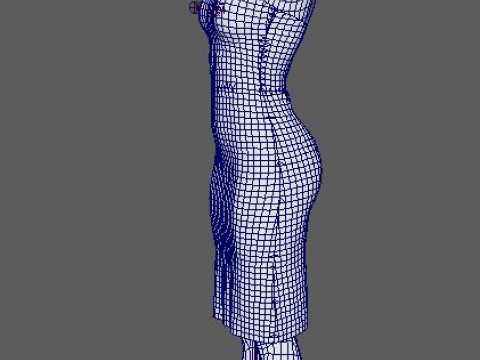 Dafne Keen Character 3D मॉडल