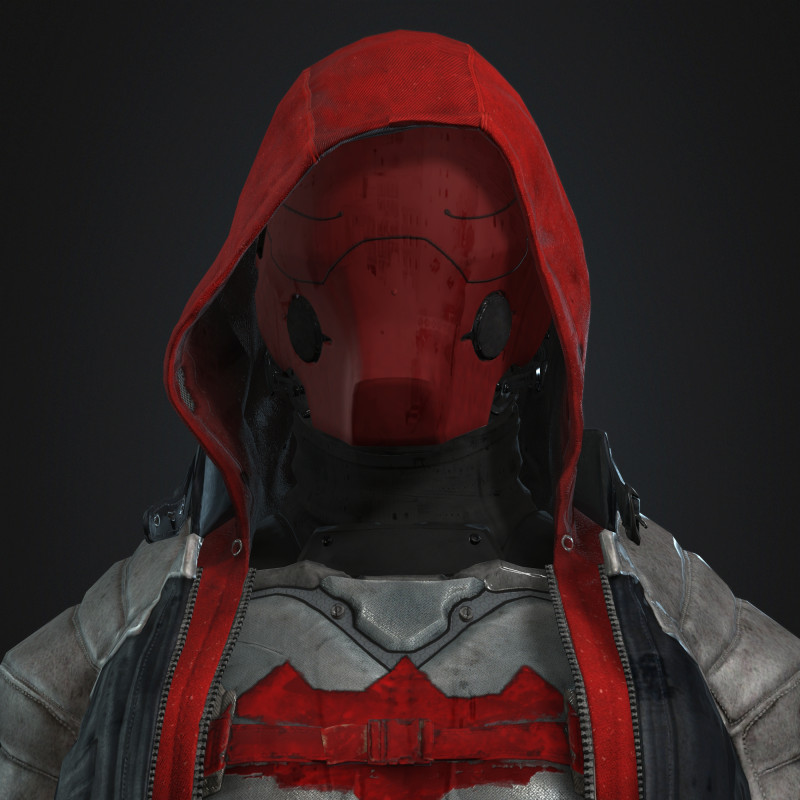 Red Hood Character Model 3D .c4d .max .obj .3ds .fbx .stl .blend