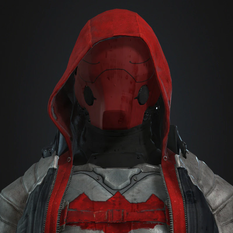Red Hood Character 3D Model .c4d .max .obj .3ds .fbx .stl .blend 