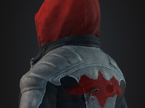 Red Hood Character Model 3D