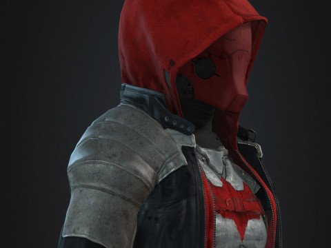 Red Hood Character Model 3D