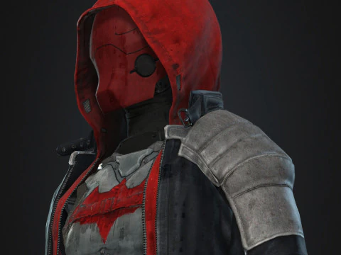 Red Hood Character 3D Model