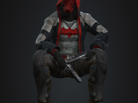 Red Hood Character Model 3D