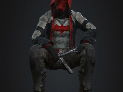 Red Hood Character 3D Model