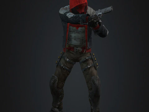 Red Hood Character 3D Model