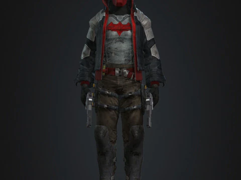Red Hood Character 3D Model