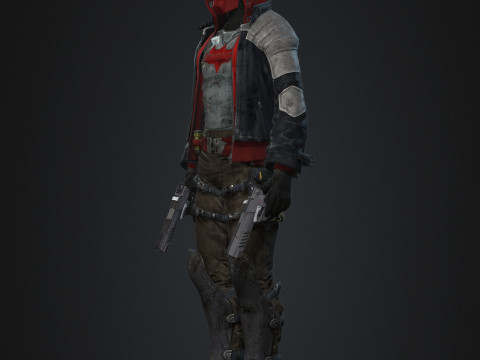 Red Hood Character Model 3D